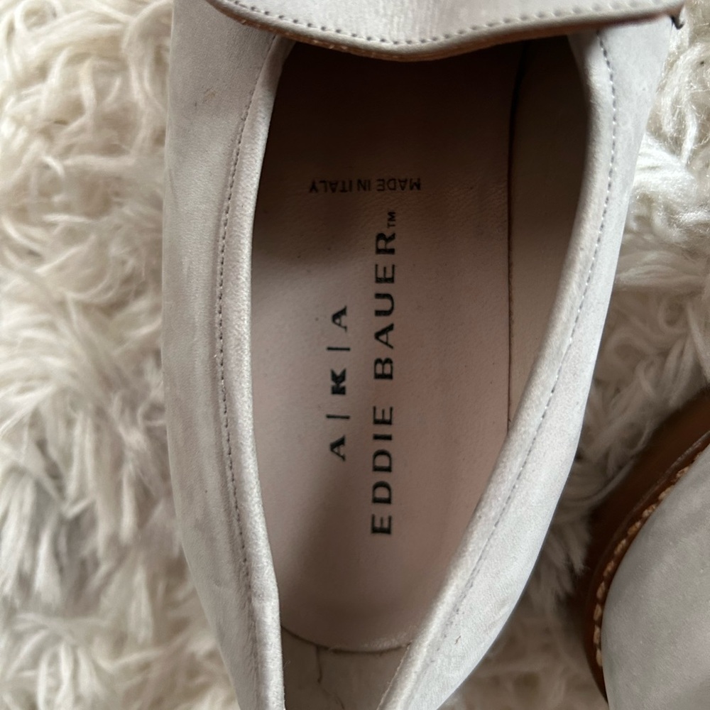 ☀️3/$25 Eddie Bauer gray loafers women 10 - Picture 2 of 6